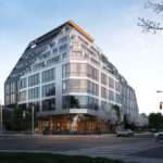 Ad. Angular Condos by Daffodil Developments located at Broadview & Mortimer Ave, Toronto.