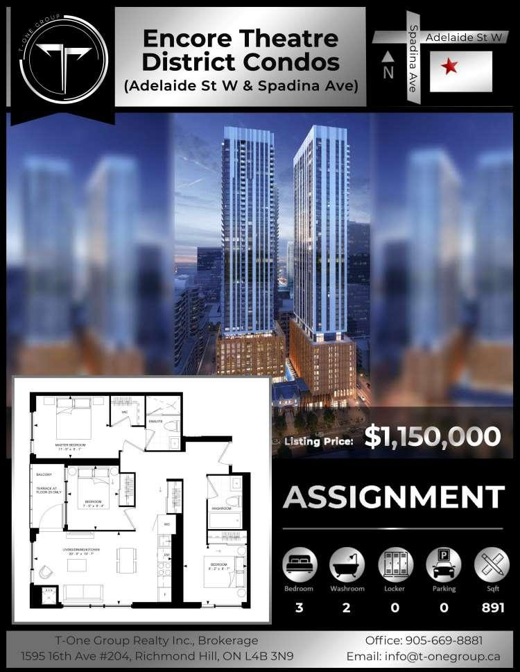 Encore Theatre District Condos - Assignment