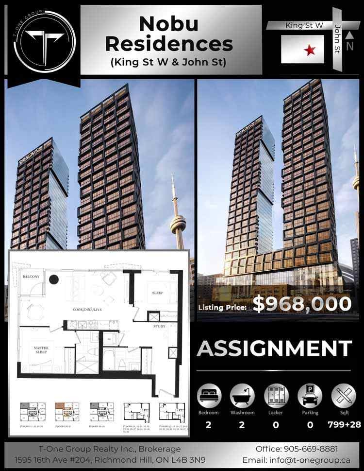 Nobu Residences– Assignment